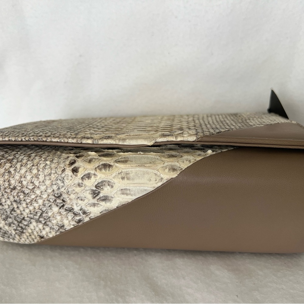 Tarryn Simone Neutral Python-Print Convertible Ba… - image 7